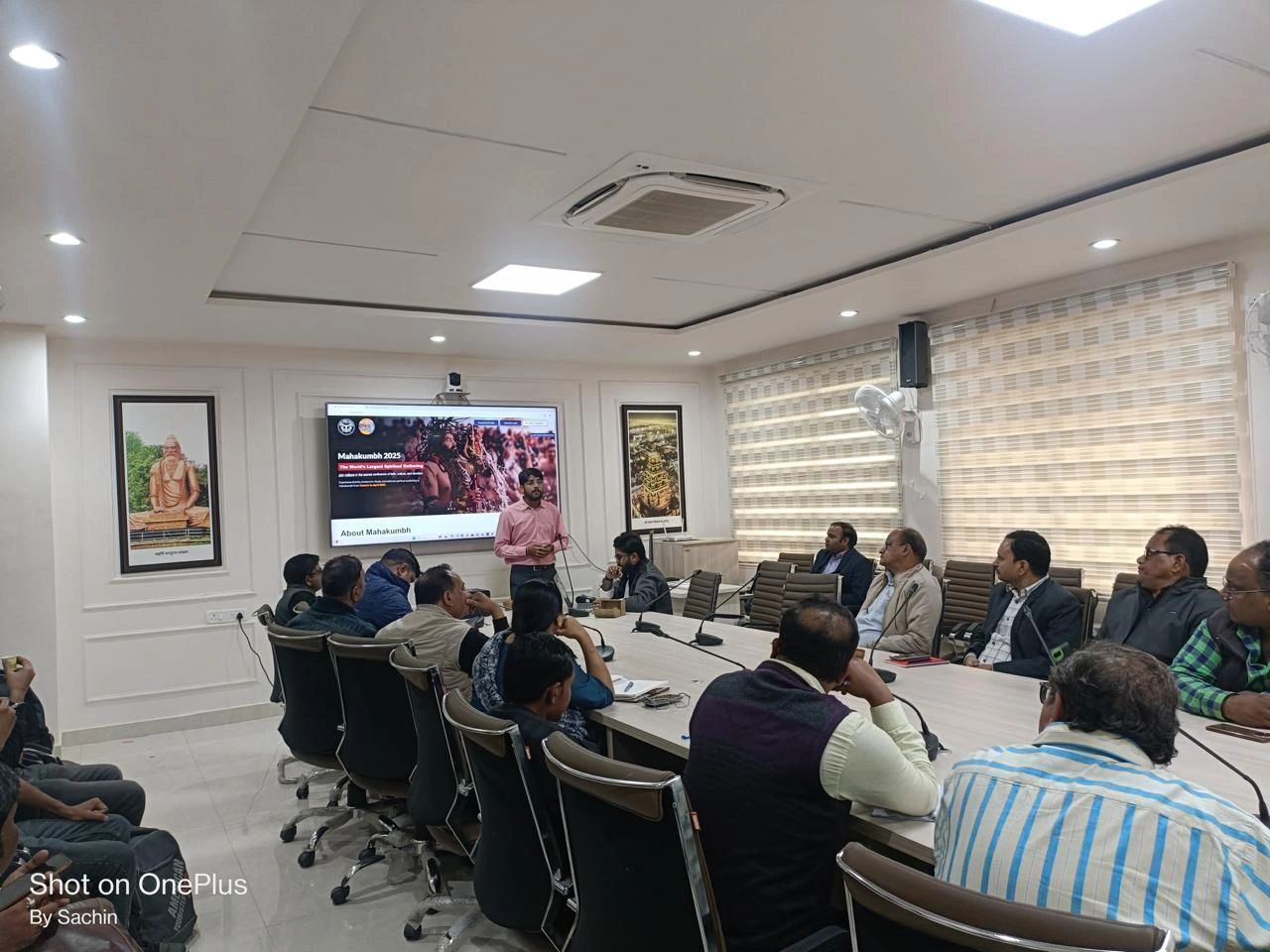 Infoneo team implementing digital public distribution system at Maha Kumbh site